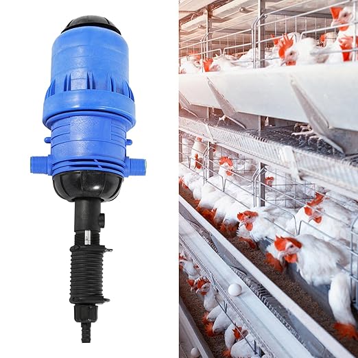 0.4-4% Fertilizer Injector for Drip Irrigation Adjustable Dosing Pump Water Powered Liquid Dosing Pump Liquid Dispenser for Garden Greenhouse Irrigation Farm （ 2.84-42.67psi）