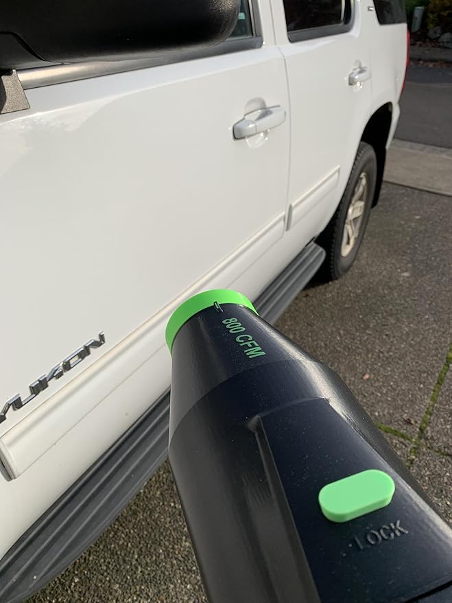 ArloCatcher Car Drying Nozzle for Greenworks Leaf Blower - Durable ABS Body with Soft TPU Tip - Compatible with Greenworks 80V 800 (BLB479)/750 CFM 60V 780/660 CFM Leaf Blowers