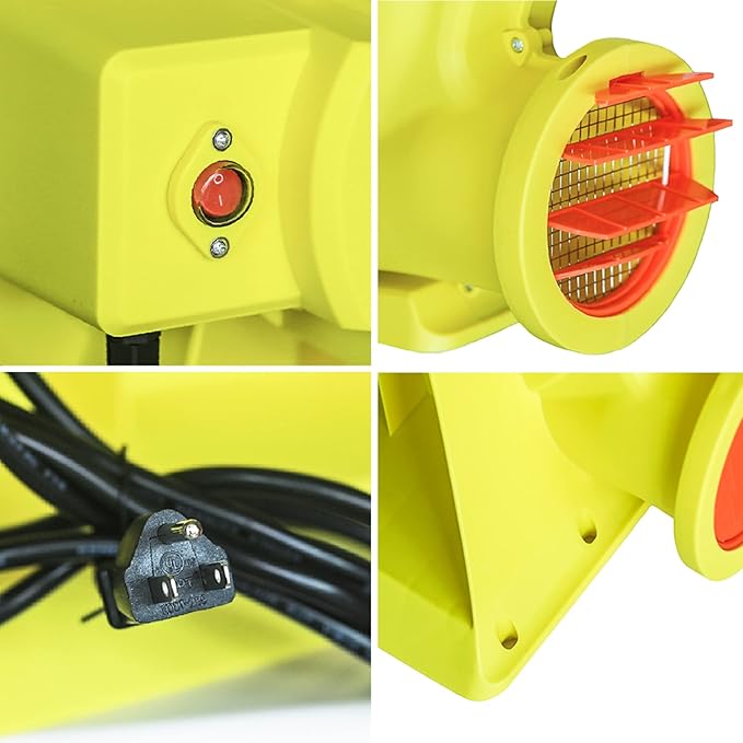 1500W (2HP) Air Blower Commercial Inflatable Bouncer Blower Perfect for Inflatable Bounce House Jumper Bouncy Castle…