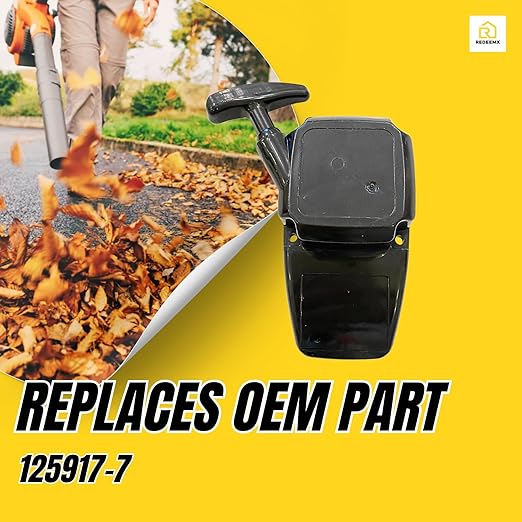 Recoil Starter Assembly Compatible with Makita BHX2500 BHX2501 BCX2500 EM4250 EM4251 &amp EH025 Engine Parts Replaces OEM Part 125917-7