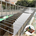 Polycarbonate Plastic Sheet Clear Pergola Roofing Canopy Cover Greenhouse PC Endurance roof Board Easy to Cut &amp Bend Waterproof Panels Easy to Bend &amp CutCustom ( Color : 1mm  Size : W0.8