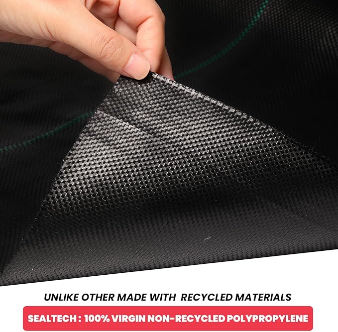Premium 5 OZ Pro Garden Weed Barrier Landscape Fabric Heavy Duty 3‘ X 300‘ Weed Barrier Fabric Durable Lightweight Eco-Friendly and Easy to Install.