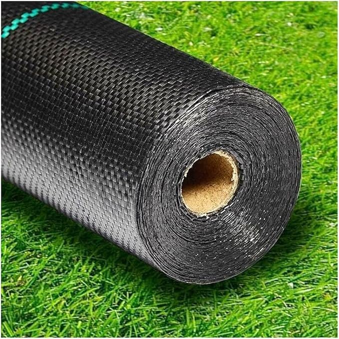 1pcs Ground Cloth Cover Weed Control Fabric for Landscape Ground Cover Membrane Mulch Garden Widths Greenhouses 1x10m/2x5m/2x10m (Size : 2x5m)
