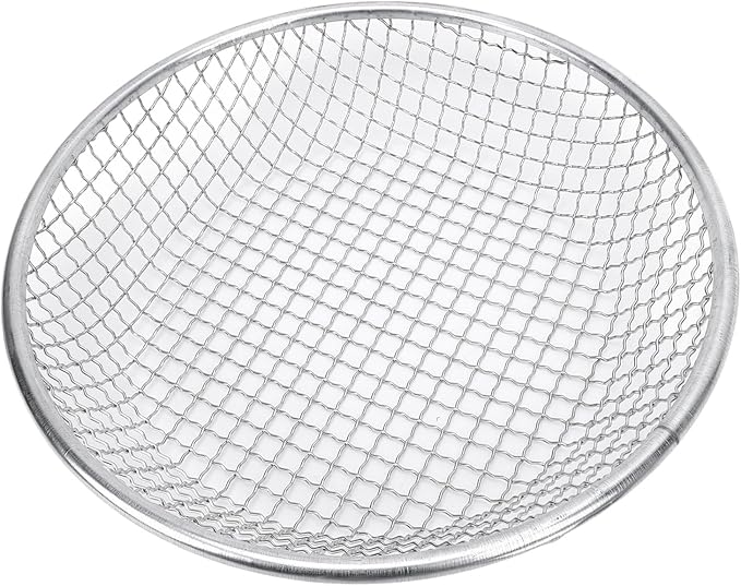 Gardening Strainer Stainless Steel Gardening Strainer Sand Sifter Stable Soil Sifter 50Kg High Load Bearing Efficient Sifting Metal Sand Filter with Anti Slip Gloves for Garden