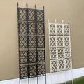 Foldable Garden Trellis Support Netting for Climbing Plants Fencing Decorative 150cm 190cm 220cm 280cm Width 85cm PP Grid Design Easy to Install(White85 * 150cm)