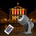Landscape Lights - Led Spot Lights AC85-265V Led Beam Light Outdoor Wall Lamp Landscape Lighting Ip65 Waterproof Narrow Beam Spotlight 180° Adjustable Bracket Ground Light(RGB+Remote)