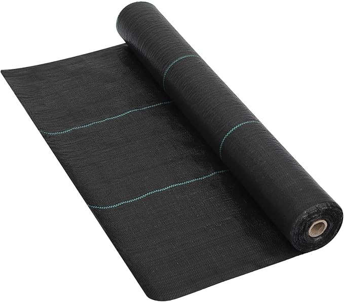 5oz Weed Barrier Landscape Fabric 4ft x 50ft Durable &amp Heavy Duty Weed Block Gardening Mat-Eco-Friendly &amp Convenient Design for Soil Stabilization Landscaping