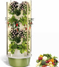 Hydroponics Growing KitsHydroponics Tower with Led Grow LightDIY Tower Hydroponic Growing System Indoor Soilless Vegetable Planting Hydroponic System 7layers