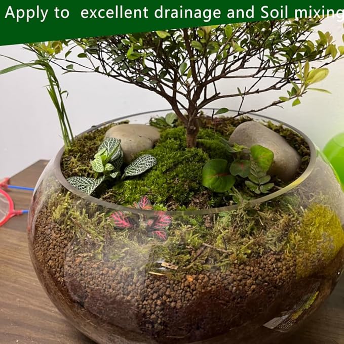 Horticultural Akadama Soil - Cactus Bonsai Succulent Soil Additive for Plants Landscaping Vase Fillers (18 LB 1/8 inch Hard-Grade Akadama)