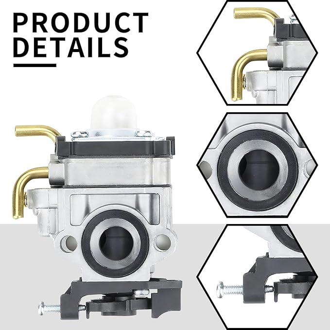 Carburetor Tune-Up Kit Replacement for 308054129 Compatible with Ryobi RY38BP 38cc Backpack Leaf Blower