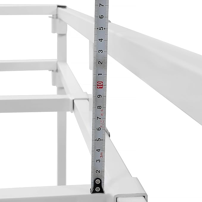 HECASA 4' x 8' Rolling Flood Table Tray Stand for Hydroponic Trays Reservoirs Hydroponic Tray Plants Stand Toolless Assembly Tray Stand Heavy Duty Steel Powder Coated White 600 LBS Weight Capacity