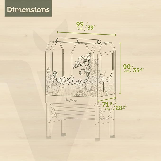 VegTrug® Small Classic Greenhouse Frame &amp Multi-Cover Set