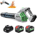 AirPlus Leaf Blower Cordless Rotated 180° Electric Leaf Blower with 2 x 4.5Ah Batteries &amp Fast Charger Lightweight Battery Leaf Blower for Lawn Care Garage Patio