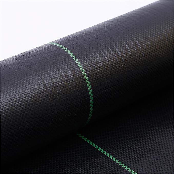 Geotextile Black Agricultural Grass Cloth Garden Weed Barrier Fabric Permeable Mesh Geotextile Industrial Weed Barrier(0.5mx10m)