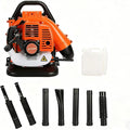 Backpack Leaf Blower 52CC 2-Stroke Gas Powered Backpack Leaf Blower 1.25KW High Power for Blowing Leaf Cleaning Dust with 1.2L Fuel Tank Adjustable Offset Handle Ergonomic Harness System 550CFM