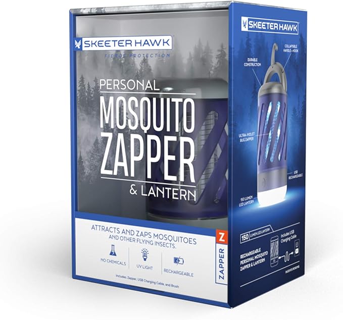 SKEETER HAWK Mosquito Zapper | Plug-In All-Natural Outdoor Bug Killer