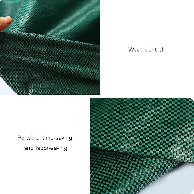 Weed Control Film Geotextile Weed Control Membrane Weed Barrier Landscape Fabric Water Permeable Garden Ground Cover(1.22x91m/4x300ft)