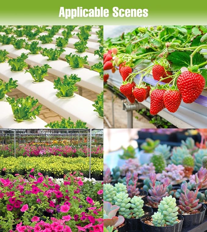 2PCS 600W LED Plants Grow Lights with Diodes Full Spectrum Grow Light for Indoor Plants Veg/Bloom Growing Lamps in Grow Tent Plant Lights for Indoor Growing Germination Seedling Flowering Fruiting