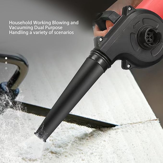Leaf Blower Handheld Electric Leaf Blower Portbale Blower Leaf Blower for Lawn Care Patio Yard Sidewalk Snow Blowing Electric Blower for Industry Home