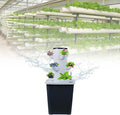 Hydroponics Growing System Aeroponics Tower 25 Holes Garden Planting Kit Water Circulation Pump for Indoor Herb Cultivation(15holes)