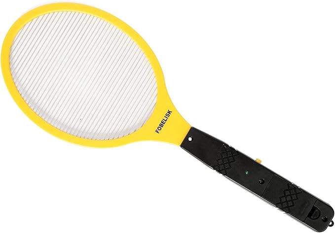 Bug Zapper - Electric Fly Swatter - Mosquito Zapper Killer - Fly Zapper - Electric Fly Swatter Racket for Camping Travel Outdoor and Indoor Pest Control (2AA Batteries Included)