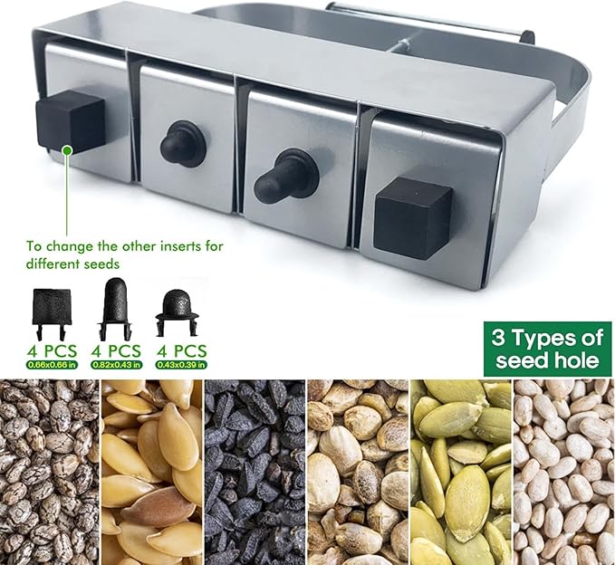 Soil Block Maker Steel – Manual Compactor 2inch Gardening Planting Transplanting Cutting Propagator Starter Tray Garden Yard | Gardening for Planting Transplanting Cutting Propagator Starter Tra