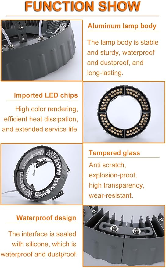 Led Outdoor Lights Low Voltage Landscape Spotlights Small Lawn Tree Ring Lights IP65 Weatherproof(Green LightPack of 4)
