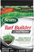 Scotts Turf Builder with Moss Control Moss Killer and Lawn Fertilizer Covers Up to 5000 sq. ft. 25 lbs.