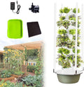 Hydroponics Tower Garden Hydroponic Growing System Aeroponics Growing Kit for Herbs Fruits and Vegetables with LED Grow Lights Hydrating Pump Adapter Timer for Herbs5layers