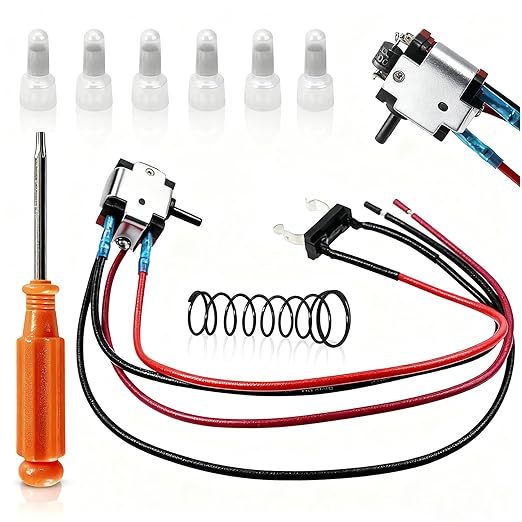 291632001 Genuine Wiring Harness OME Part for Ryobi 18V Cordless Leaf Blower Switch for P2108 RIDGID Troy-BILT Echo Powerstroke Workforce BLACKMAX Blower Replaces Parts (18 Volts)