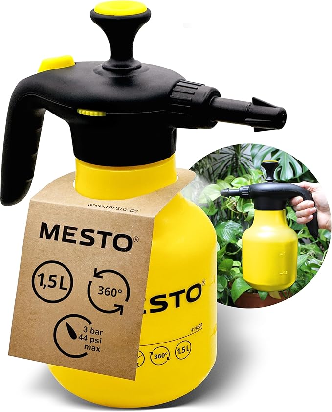 MESTO Bugsi Garden Sprayer 50 oz Multi-Purpose Hand Sprayer for Plants Flowers Weeds and Cleaning
