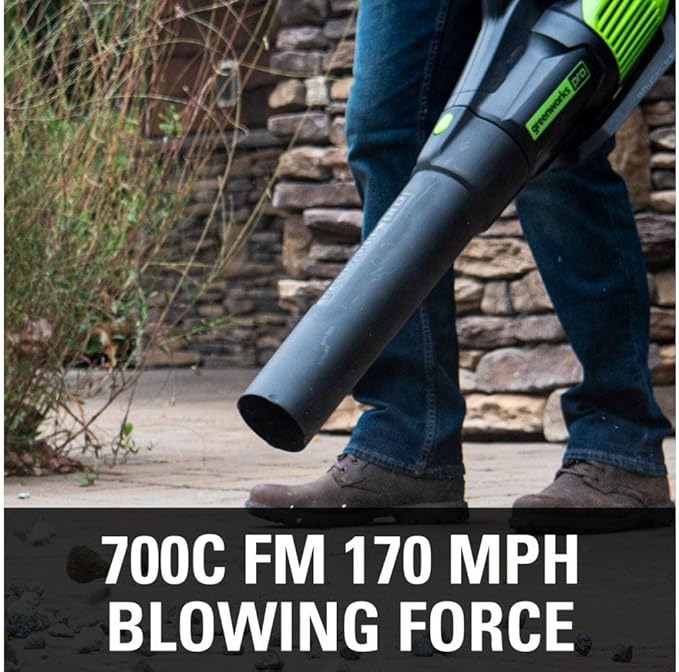 Greenworks PRO 170 MPH 700 CFM 60V Battery Cordless Handheld Leaf Blower (Tool Only)