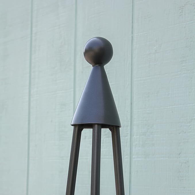 Achla Designs OBL-01A Garden Obelisk 61 H Trellis Graphite