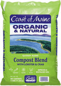 Coast of Maine Organic &amp Natural Quoddy Blend Lobster &amp Crab Compost Blend - Premium Soil Amendment w/Composted Manure Sphagnum Peat Moss Lobster &amp Crab Shell Meal - Enhanced Drainage (1