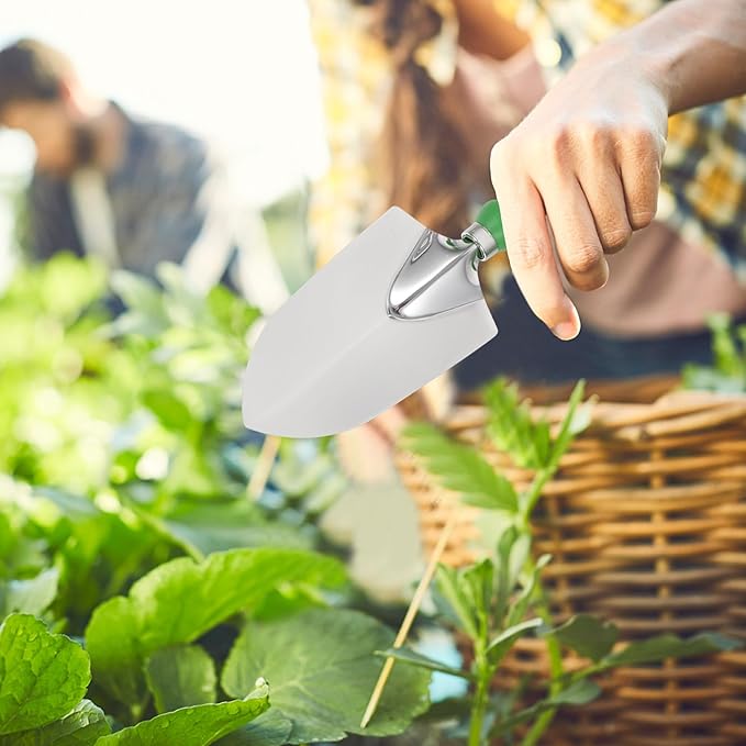 Artibetter 11pcs Stainless Steel Garden Planting Tool Set with Plastic Handles Weeding Shovel and Rake for Flower and Succulent Transplanting Home and Outdoor Gardening Use