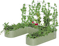 Vego Garden Modular Wall Trellis System 8.5' Long for 7' x 8.5' Large Size U-Shaped Garden Beds (Garden Beds Not Included)