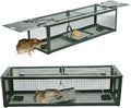 Live Animal Humane Trap 2-Door Mouse Trap Cage for Chipmunk Rats Squirrels Voles Rodent and Small Size Pests