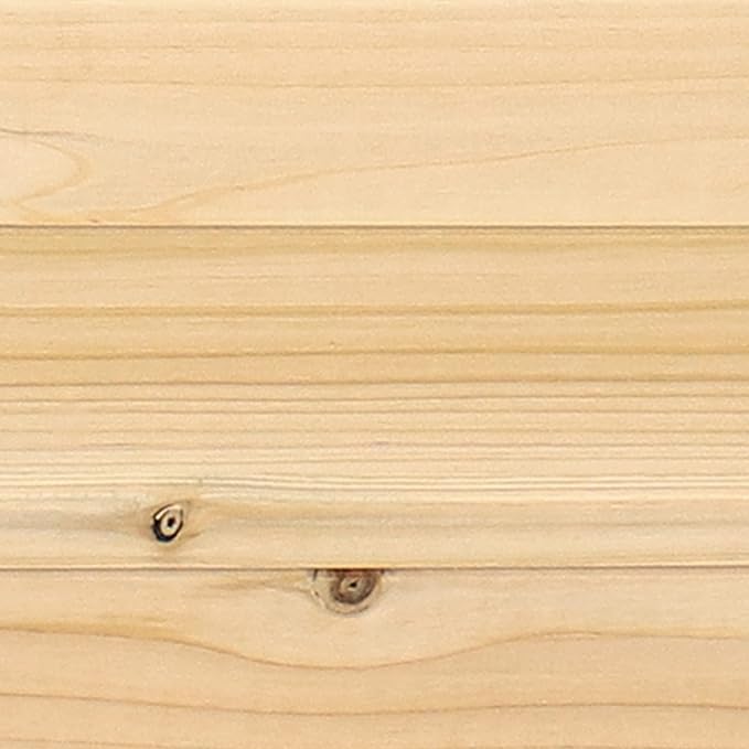 Sunnydaze 48.5-Inch Wood Raised Garden Bed - Outdoor Rectangular Elevated Planter Box with 2 Drainage Holes