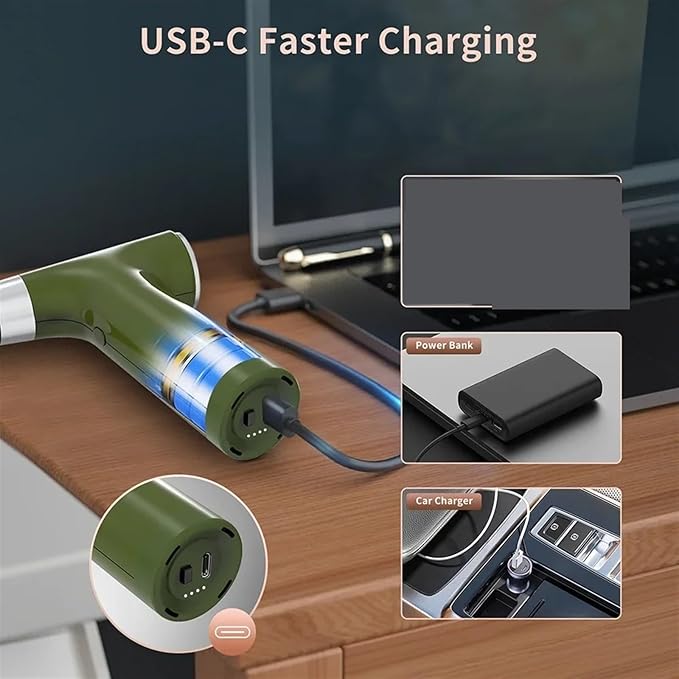 Mini Turbo Jet Fan 110000RPM Brushless Motor Handheld Duct Fan High-Performance Turbo Electric Blower 200W High Power Air Duster