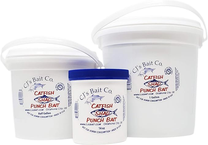 Cjs Catfish shad Punch Bait 1 gal.