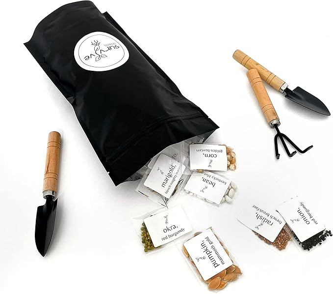 Survival Seed Kit America's #1 Largest Assortment of Heirloom Seeds - 155 Varieties - (Over 65000 Seeds) Vegetable Fruit Herb Flower Non-GMO Seed Vault Home Garden by Survive Seed Co.