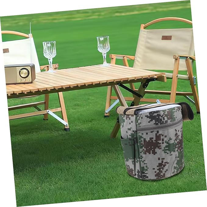 Toyvian Portable Weeding Stool with Storage Bag 25cm High Lightweight Foam Garden Seat for Outdoor Gardening Camping Fishing and Farm Work Random Style