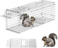 Animal Trap 24x8x7 Cage Trap Heavy Duty Folding Raccoon Traps Humane Cat Trap for Stray CatsRabbitsSquirrelsOutdoor Small Animal TrapHumane Catch &amp Release