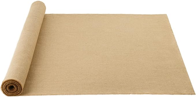VEVOR Burlap Fabric Roll 40” x 30 ft &amp 45 x 45 High Density Wide Natural Burlap Fabric Rolls Jute Fabric Burlap Tree Wrap Roll for Decor Crafts Wedding Gardening Plant &amp Tree Winter Cov