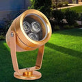 Ground LED Landscape Lights - Outdoor LED Beam Spotlight IP65 Waterproof Round Wall Lamp Rotatable Decorative Light/for Pathway Driveway Decks Stair Step Lighting(Red9W(100-240V))