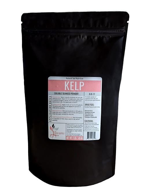 1 Pound Soluble Kelp Seaweed Fertilizer Powder 0-0-17