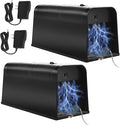 2026 Upgraded Electric Mice Trap Rat Traps Electronic Mouse Traps Zapper High Voltage No-Touch Rodent Zapper Indoor for Home Living Rooms Kitchens Garages Reusable Rat Trap Electric Shock(2Pack)