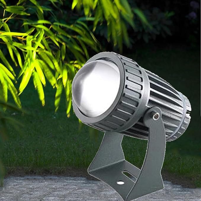 LED Landscape Spotlights - Outdoor Wall Lamp with Adjustable Bracket IP67 Waterproof 180° Beam Angle
