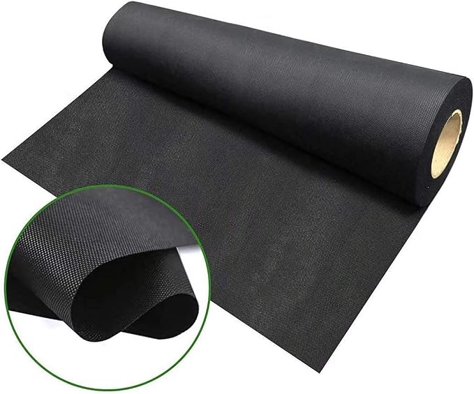 Agfabric Weed Barrier Landscape Fabric WB30-3x50ft Heavy Non-Woven Ground Cover for Gardening Mat and Raised Bed Eco-Friendly and Weed Control