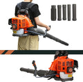 Backpack Leaf Blower 52CC 550 CFM 2-Stroke Engine Gas Leaf Blower High Strength Gas Powered Snow Blower Dust Blower for Outdoor from USA Fast Arrival (EB430)
